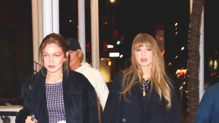 Taylor Swift and Gigi Hadid